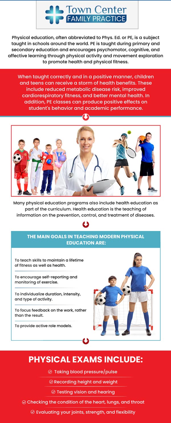 Sports physicals at Town Center Family Practice are an essential preventive measure to ensure your child's health, safety, and wellness. They provide a valuable opportunity for our providers to address health concerns, educate your child on injury prevention, and support their overall well-being as they continue enjoying sports and a physically active lifestyle. Book an appointment online or contact us for more information. We are conveniently located at 1642 N. Volusia Ave, Orange City, FL 32763. Sports physicals at Town Center Family Practice are an essential preventive measure to ensure your child's health, safety, and wellness. They provide a valuable opportunity for our providers to address health concerns, educate your child on injury prevention, and support their overall well-being as they continue enjoying sports and a physically active lifestyle. Book an appointment online or contact us for more information. We are conveniently located at 1642 N. Volusia Ave, Orange City, FL 32763.